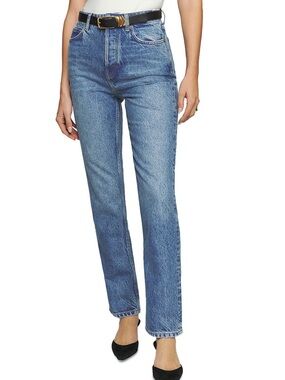 Reformation Cynthia High Rise Straight Jeans in Colorado